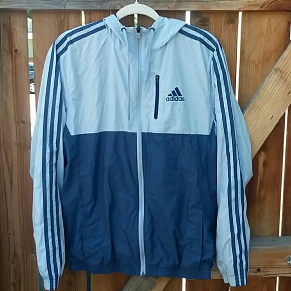 adidas windbreaker with front pocket